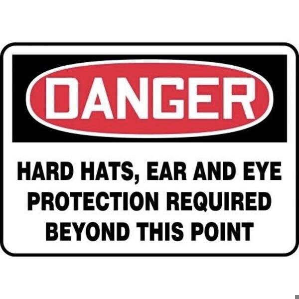 Accuform OSHA DANGER SAFETY SIGN SAFETY MPPE145XP MPPE145XP - main